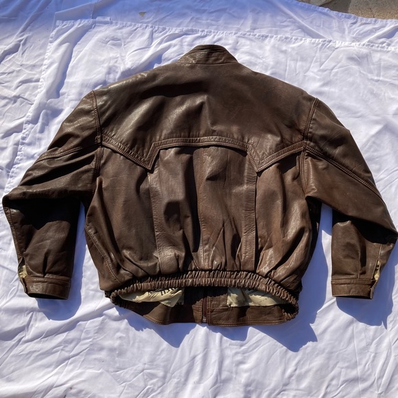 Handmade Colombian Genuine Leather Jacket Men’s - Picture 2 of 8